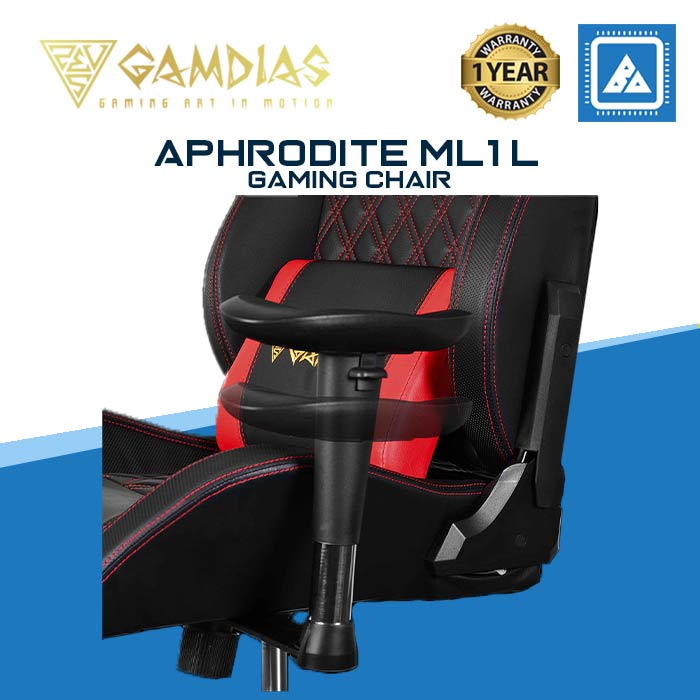GAMDIAS APHRODITE ML1-L GAMING CHAIR (BLACK) GAMDIAS APHRODITE ML1-L GAMING CHAIR (BLACK)